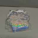 Kolldenn 12 Pcs Holographic Snowflake Gift Party Bags Princess Party Favors Snowflake Candy Treat Goodie Bags with Handle for Wedding Holiday Birthday Supplies