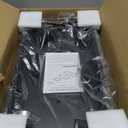 Flush Mount Ceiling Light Fixture, 6-Light Black Farmhouse Flush Mount Light Fixture Kitchen Lights, 23" Metal Cage Closed to Ceiling Mounted Lights for Kitchen Hallway Entryway E26 Base