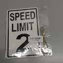 Speed Limit 2 Mph Sign Slow Down Traffic Sign Party Supply Party Decor (2 Pack)
