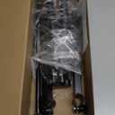 2 Tier Keyboard stand extension Electric Digital Piano Stand keyboard stand tier Adjustable piano stand for Stacking Keyboards, Electric Pianos, Synths, and Organs , Adjustable, Nonslip Arms and Feet Metal Black