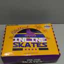 Nattork Girls Inline Skates for Kids Boys, 4 Sizes Adjustable Butterfly Blades Skates with All Light up Wheels - Birthday Gift for Indoor Outdoor Sports, Size Medium 1-4US, Purple