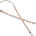 uxcell Leather Bag Strap Replacement Adjustable Crossbody Bag Straps Conversion for Shoulder Bag Handbag Purse, Apricot, Silver Buckle