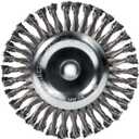 184020 - 8" x 5/8" x 1/2", 5/8" Knot Wire Wheel, .014 Carbon Steel
