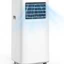 Portable Air Conditioners, 3-in-1 8500 BTU Cooling Unit with Fan & Dehumidifier for Room, Quiet Operation, Cools up to 450 sq.ft, Complete Window Installation Kit for Home Office