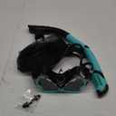 Snorkeling Gear for Adults Kids, Dry Snorkeling Set, Panoramic Anti-Leak and Anti-Fog Tempered Glass Lens, Adjustable Strap Snorkel Set with Mesh Bag Ear Plug for Snorkeling Scuba Diving Travel (Kids(3-14 Ages), Turquoise Blue)