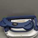 TPN Collapsible Baby Bathtub, Baby Bath Tub with Soft Cushion & Real-Time Thermometer, Baby Bathtub Infant to Toddler Tub (0-36 Months), Portable Newborn Travel Bath Tub (Dark Blue)