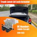 Trunk Latch Actuator for Honda CR-V 2017-2024, for Civic Odyssey Pilot 17-24, No. 74800TLAA01/940533 Tailgate Lock Assembly, Mechanism Liftgate Latch Lock Actuator (Rear Door Hatch Latch)