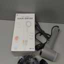 slopehill 110,000 RPM Professional Hair Dryer - 0.8lb Ultra-Lightweight, 2 Billion Ion Technology for 98% Frizz Reduction, AI Smart-Temp Control, Magnetic Attachments for All Hair Types (Dark Grey)