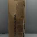 Suteck Oversized Heated Camping Chair - Fully Thicker Padded Heated Chairs for Outdoor Sports W/3 Heat Levels for Back & Seat, Heated Folding Chair for Adults with Carry Bag- Battery NOT Included (Glossy Black)