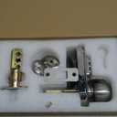 Keyless Entry Door Lock Deadbolt Keypad Mechanical Stainless Steel (Pass Code or Key) 100% Mechanical, No Electronic (silvery2)