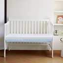 Mini Crib Mattress 38" L x 24" W, Dual-Sided Premium Foam Mattress with Removable and Washable Cover, Waterproof Sleep Surface, Fits Mini Size & Portable Crib
