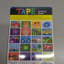 Melissa & Doug Tape Activity Book for Kids with 4 Easy-Tear Tape Rolls (Blue, Green, Red, Yellow) & 20 Reusable Scenes on Spiral-Bound Sheets, Road Trip Activities & Travel Toys for Kids Ages 4+