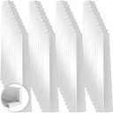 Therwen 40 Pcs 1.18 Inches x 1.77 Inches x 11.5 Inches Aluminum Siding Corners with 60 Pcs 0.79'' Nails Included Siding Building Material Tools