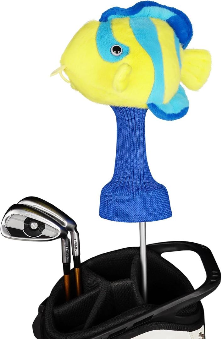 Golf Club Covers for Drivers Funny Driver Headcover Animal Golf Club Head Covers Golf Gifts for Men Women Plush Cute