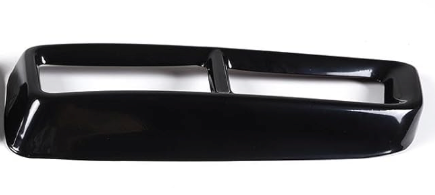 Exhaust Pipe Port Trim Cover Compatible with Cadillac Escalade 2021-2024 2025, Stainless Steel Tail Throat Exhaust Outputs Frame Cover Accessories (Black)