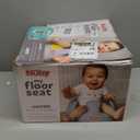 Nuby My Floor Seat - Portable Baby Chair with Soft Foam Cushion, Safety Harness, and High Back Design - 4+ Months - Aqua