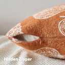 FUTEI Fall Pumpkins Throw Pillow Covers 12x20 Inch Set of 2,Soft Faux Cashmere Lumbar Pillow Cases for Autumn Thanksgiving Holiday Home Decorations (Burnt Orangewhite Pumpkins)