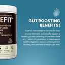 TrueFit Gut Healthy Protein Powder, Grass-Fed Whey Meal Replacement Shake with Prebiotics, Probiotics, & Organic Superfoods, Keto, Gluten Free 1.85 lbs (29.6 Ounce (Pack of 1))