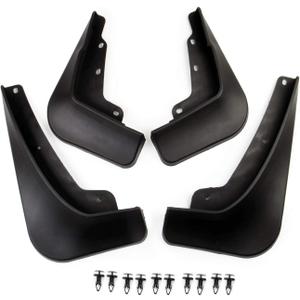 Crosselec 4Pcs Car Black Mud Flaps Mudguard Fender Accessories for Dodge Charger 2015+ (SXT ONLY)