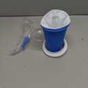 Slushy Maker Cup, Slushie Cup Maker, Milk Cola Juice Squeeze Cup, Magic Quick Freeze Cup, Cooling Cup, Smoothies Cup with Lids and Straws for All Age (Blue)