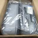 Samsonite Omni 2 Hardside Expandable Luggage with Spinners, Arctic Silver, Checked-Medium 24-Inch