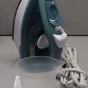 Burst steam Iron for Clothes - 1500W Iron with Ceramic Coated Soleplate, Rapid Heating, Self-Cleaning, Auto-Off, 11.84oz Water Tank, Precise Thermostat, Home Use Green