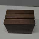 Dahey Double Slots Recipe Box Wooden Recipe Organizer with 100 Recipe Cards and 6 Dividers, Rustic Recipe Cards and Box Set with Phone Holder to Write in Your Own Recipes for Cooking Lovers Kitchen