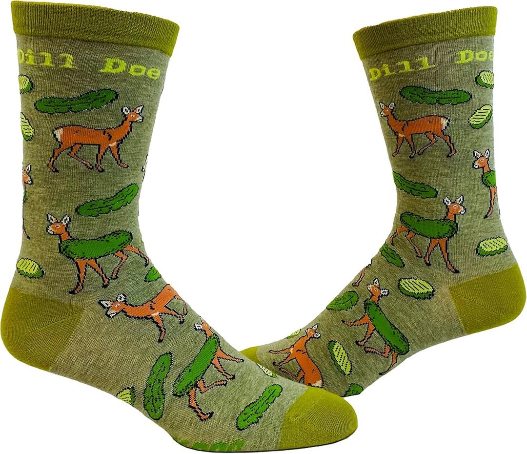 VICRAZY Funny Socks - Unique Christmas Gifts for Men, Cool Gag and Weird Mens Gift, Crazy Mens Dress Socks Ideal for Stocking Stuffers, Great Gag Gift for Adults, Funny Gifts for Men, One Size