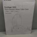 Brondell Bidet Toilet Seat Non-Electric Swash Ecoseat, Fits Elongated Toilets, White - Dual Nozzle System, Ambient Water Temperature - Bidet with Easy Installation