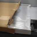 Stainless Steel Gas Stove Top Cover, Noodle Board Cooktop Cover, Kitchen Organizer for Gas and Electric Stove Range Expanding Kitchen Space, Large Size 36"x 23.6"x3", Sliver