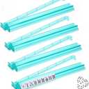 Mahjong Racks with Pushers All-in-One Tile Rack & Pusher, Acrylic Mahjong Rack and Pusher Combo, Modern American Mahjong Tile Racks 4PC (Green), 18.9 x 3.1 x 1.2 inch