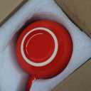 20 OZ Large Coffee Mug, M016 Plain Ceramic Boss Big Tea Cup with Handle for Dad Men, Red