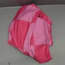 Wedding Arch Backdrop Cover 7.2FT Pink Checkered Board repeatable hot Pink Checkerboard Pattern veclor Spandex Fitted Arch Cover Round Top Stands Cover for Birthday Party Ceremony Banquet Decoration (Color5)