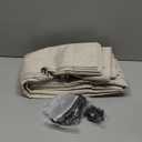 MIULEE Sand Pinch Pleated 100% Blackout Linen Curtains for Bedroom, Room Darkening Memory Trained Light Blocking Window Curtains 84 inches Long for Living Room, Black Out Pleat Drapes, 2 Panels