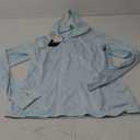 MoFiz Women's UPF 50+ Sun Protection Shirt Full Zip Lightweight Hoodie Jacket with Zipper Pockets Long Sleeve Hiking Shirt, Light Blue, Mediu