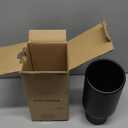 Vurkcy 3 inch Inlet Exhaust Tip, 4.5" Outlet 9" Overall Length Stainless Steel Exhaust Tail Pipe, Bolt-On, Polished Tailpipe, Black(Fit for Tailpipe Outlet is 3", must OD not the ID)