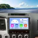 [DSP & 32EQ] 4G+64G Car Radio for Toyota Tundra 2007-2013/Toyota Sequoia 2008-2018: 10.1 inch Touch Screen Bluetooth Radio with Wireless Carplay, Bluetooth5.0, 1280 * 720P, GPS Navigation, 5GHz WiFi
