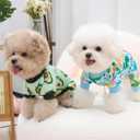 XPUDAC 4 Pack Dog Pajamas Soft Strechy Summer Doggie Clothes for  Dogs Boy Girl Dog Onesie Puppy Pjs Cat Apparel, Medium