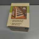 Set of PVC-Free, Non-Slip Adhesive Stair Treads and Handy Installation Roller (15qty - 4" X 24" + Roller, Grey) (Gray)