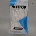 NITITOP Compatible with iPhone 14 Plus / 15 Plus Case Cute Flower Floral Shell Textures for Girls Women Soft TPU Slim Hard Back with Lens Protective Phone Cover - Tulip Pack of 2