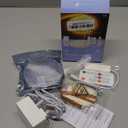 WOBANE Under Cabinet LED Lighting Kit, 6 PCS Dimmable LED Strip Lights with Remote Control Dimmer, 24W Adapter, Hidden 2700K Warm White Set, Bright 1500lm, Timing, Kitchen, Counter, Shelf, Showcase