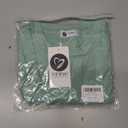 Boxy Cropped Tees for Women Cotton Loose Crop Tops Drop Shoulder Roll Hem Workout Tops, Medium