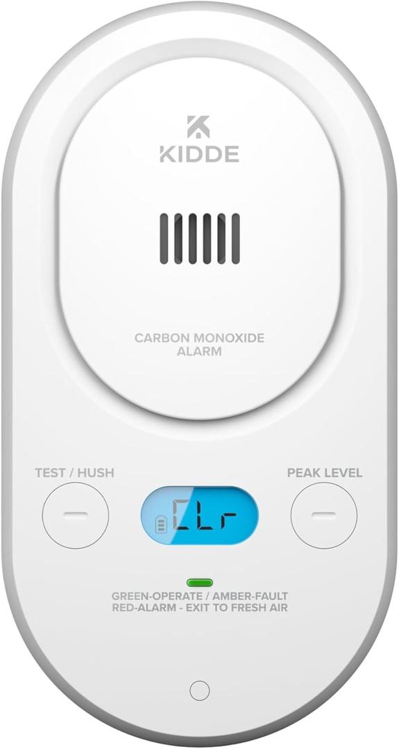 Kidde Carbon Monoxide Detector, Plug-in with AA Battery Backup, Easy-to-Read Digital Backlit Display, 85 dB Alarm, Rotating Plug, LED Status Light Indicators, 5th Edition, COPD, Mfg Date: 01/28/2026