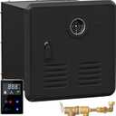 RV Tankless Water Heater,65000 BTU,3.9 GPM High Efficiency RV Constant Propane Tankless Water Heater, DC 12V Power, On Demand Instant Hot Water Heater,Multi-Protection for RVers' Everyday Use (Black)