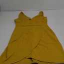 oxiuly Women's Wrap V Neck Bodycon Ruched Cocktail Party Dress Chic Church Wedding Club Pencil Dresses OX345 L