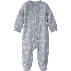 Little Planet by Carter's Neutral Sleep and Play made with Organic Cotton, Blue Bunnies, 9M