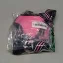 rabbitgoo Dog Harness No Pull with 2 Leash Clips, Adjustable Soft Padded, Reflective Oxford No Choke Pet Vest with Easy Control Handle for Large Dogs, Hot Pink, L