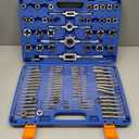 110-Piece Metric Tap and Die Set, M2 to M18 Thread Repair Kit, Complete Tap & Die Sets with Storage Case for Cutting Internal and External Threads