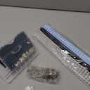 10 Hole Punch Binding Machine for Planner, Metal Binder Machine Kit with 10Pcs Plastic Comb Binding Spines & 30Pcs Loose Leaf Binder Rings, Binder Hole Puncher for A4, A5 and B5 Paper