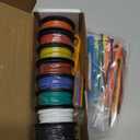 22 AWG Stranded Wire Spool, 16.5ft Each in 8 Colors - Silicone Electrical Tinned Copper Wire, 22 Gauge Flexible Hook Up Wire Kit for DIY, Automotive, Home, and Power Wiring